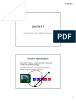 3-Chapter 7 - Electric and Electronics Devices - Generators and Transformers