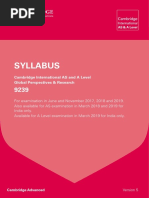 Global Perspectives - 2019-Syllabus Grade 12 PDF