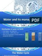 Water and Its Management