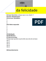 Checklist Da Felicidade