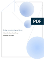 Drying, Types of Drying and Dryers: Submitted To: Engr. Umair Furqan