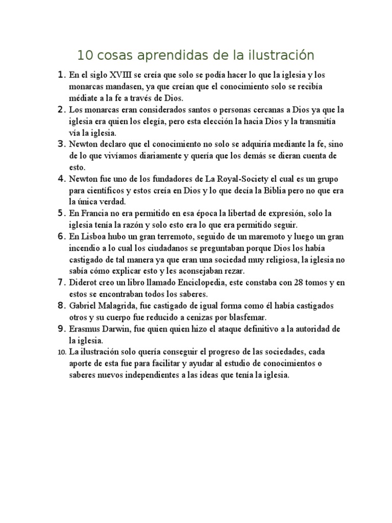 Lecciones Clave de la Ilustración | PDF