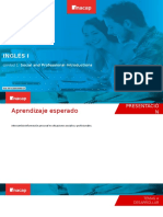 Inglés I: Unidad 1: Social and Professional Introductions