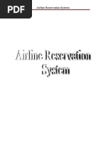 Airline Reservation System