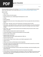 Process Flow Diagram Checklist