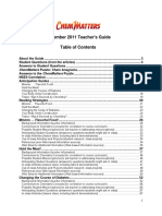 Chemmatters December 2011 Teachers Guide PDF