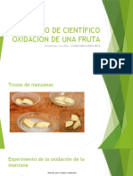 diapositivaMÉTODO DE CIENTÍFICO OXIDACIÓN DE UNA FRUTA