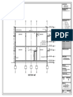 Architectural Section Drawing