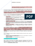 Contrato laboral elementos modalidades