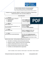 Participles: How Are They Used? 1. Verb Forms