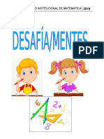 Proyecto de Matemática 2019 DESAFÍA-MENTES
