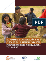 Derecho A La Educacion y Al Cuidado en La Primera Infancia