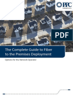 The Complete Guide To Fiber To The Premises Deployment: Options For The Network Operator