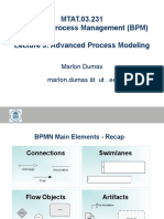 MTAT.03.231 Business Process Management (BPM) Lecture 3: Advanced Process Modeling