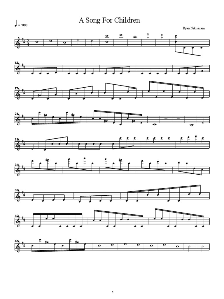 a-song-for-children-pdf