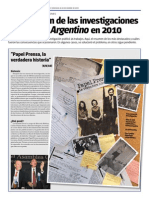 De Tiempo Argentino: Repercusión de Las Investigaciones en 2010
