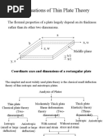 Basic Equations of Thin Plate Theory