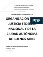 Organización Judicial Nacional