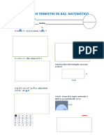 Examen Del Iii Trimestre de Raz