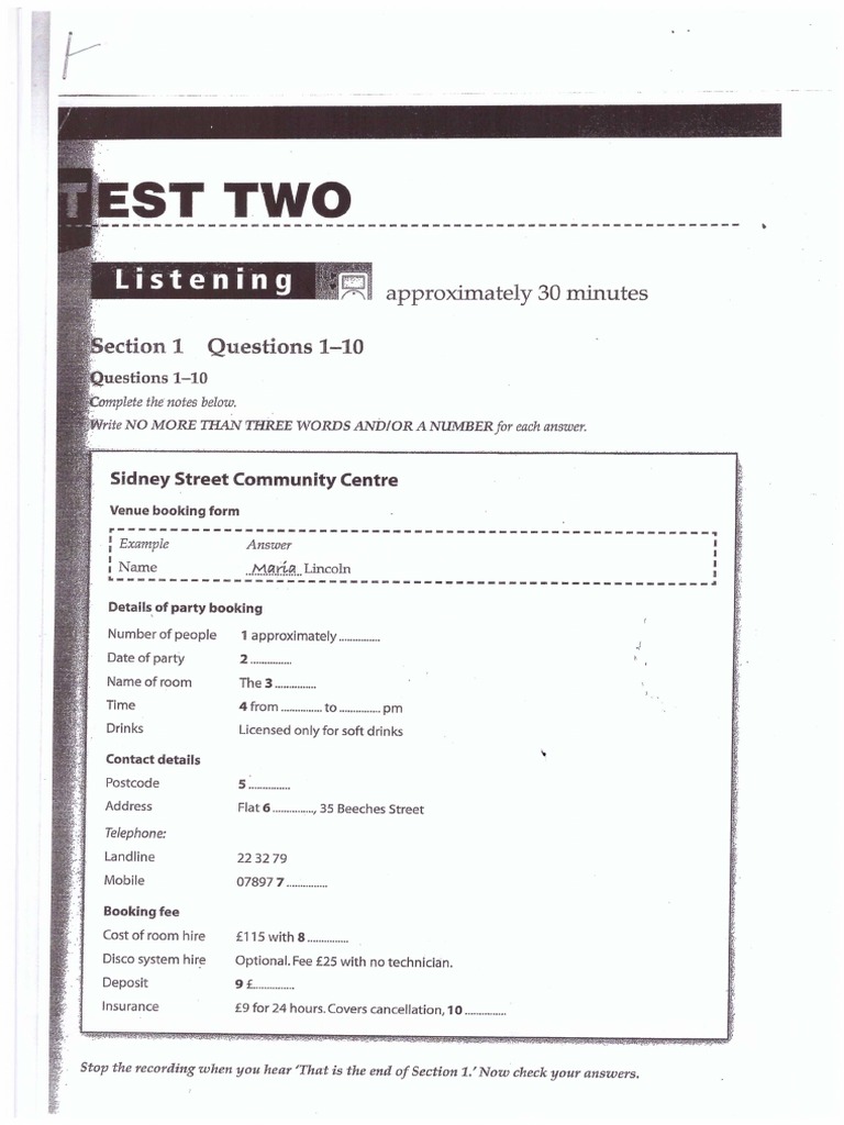 Test Two | PDF