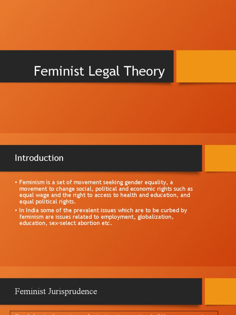 Overview of Feminist Jurisprudence | PDF | Feminism | Gender Studies