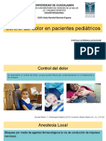 Control del dolor en pacientes pediátricos con anestesia local