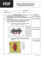 Installation Checklist - EN