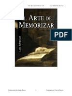 El Arte de Memorizar - Luis Sebastian Pascual