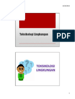 Pendahuluan Toksikologi Lingkungan