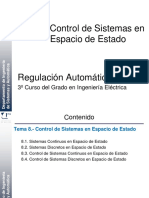 Tema 8 - Control de Sistemas en Espacio de Estado PDF