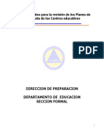 Lineamientos para Revisión de Planes Escolares