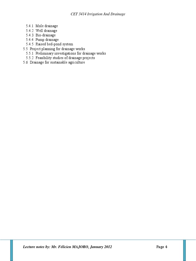 Water Analysis PDF Drainage Environmental Design