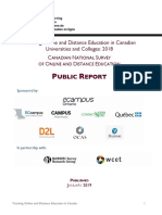 Canadian Survey Online Distance Public Report 2018 PDF