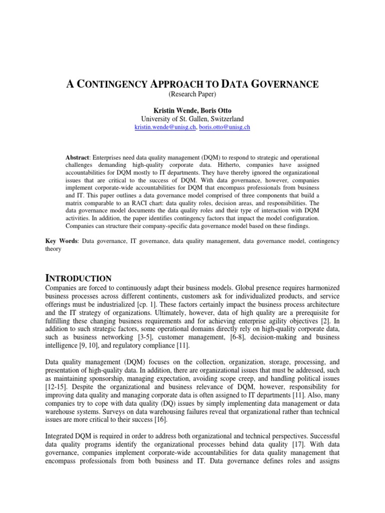 Unveiling The Top Contingency Model A Research Deep Dive - igs8rhg