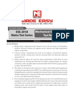 ESE-2018 Mains Test Series: Mechanical Engineering Test No: 13