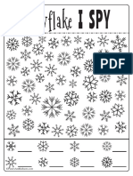Snowflake I Spy PDF