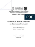 Gestion de La Deuda Tecnica en Sistemas