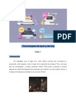 Clase 1 en pdf -Tecnologías de ayer y de hoy -Mate ISFD N°123