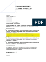 Evaluación unidad 1 Balanced Scorecard