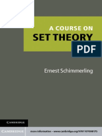 Pub - A Course On Set Theory PDF