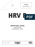 HRV B - Ispit Književnost I Jezik