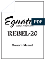 Rebel 20: Owner's Manual