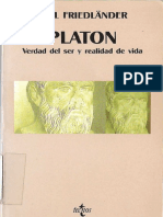 Paul Friedlander-Platon Verdad Del Ser y Realidad de Vida.