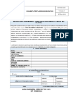 Modelo Encuesta Perfil Sociodemográfico - 2019