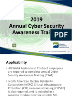 Annual Cyber Security Training New Hire