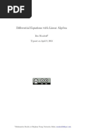 Differential Equations With Linear Algeb PDF