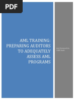 AML Training Preparing Auditors To Adequately Assess AML Programs Jack Sonnenschein