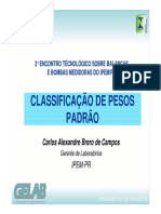 Classificacao de Pesos Padrão PDF