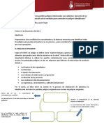 Enumeración de Todos Los Posibles Peligros Relacionados Con Cada Fase