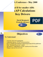 AFIAA Conference - May 2008: ICAAP Calculations Key Drivers